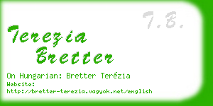 terezia bretter business card